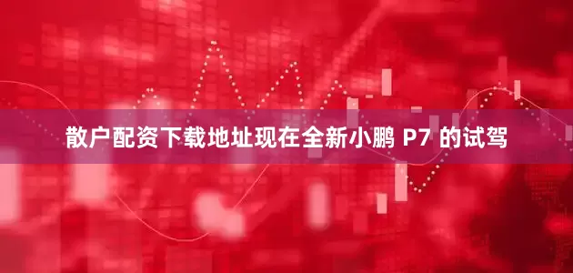 散户配资下载地址现在全新小鹏 P7 的试驾